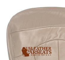 Load image into Gallery viewer, 1999 00 01 02 03 Ford F150 Lariat Super Cab Driver Bottom Leather Seat Cover Tan