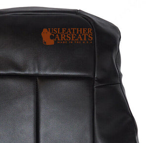 05 06 07 08 Fits Chrysler 300 200 Driver Lean Back Synthetic Leather Seat Cover Black