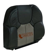 Load image into Gallery viewer, 2003 Fits  Jeep Grand Cherokee Driver Lean Back Vinyl Seat Cover Black/Taupe