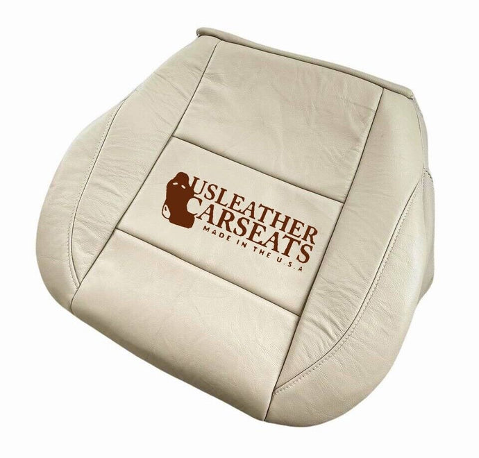 2006 to 2014 For Nissan Armada Titan Front Driver Bottom Leather Seat Cover Tan