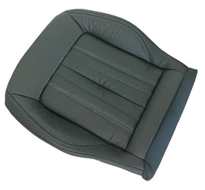 2019 For Audi Q5, SQ5 Driver & Passenger Bottom Leather Seat Cover Black