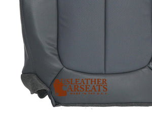 2013 Ford F150 XL Crew Cab Driver Side Bottom Vinyl Replacement Seat Cover Gray