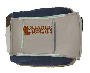 2006-2008 07 Ford Explorer - Driver Bottom Leather Seat Cover two 2 tone Tan -