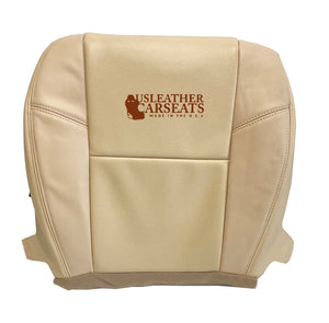 2008 Cadillac Escalade Driver Bottom Leather Perforated Vinyl Seat Cover Tan