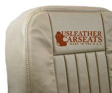 Load image into Gallery viewer, 2005 2006 Lincoln Navigator Passenger Bottom Leather Perforated Seat Cover TAN