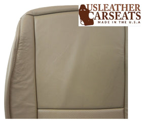 2000 Ford Mustang GT V8 Passenger Side Bottom Replacement Leather Seat Cover Tan