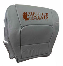 Load image into Gallery viewer, Driver Side Bottom Leather Seat Cover Color Gray Fits 1998 to 2007 Lexus LX470