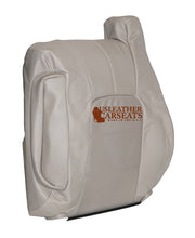 Load image into Gallery viewer, 99-02 Cadillac Escalade Passenger Lean Back Perforated Leather Seat Cover Shale