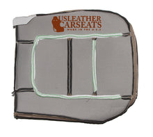 Load image into Gallery viewer, 2001 F250 F350 Lariat Passenger Bottom Leather Perforated Vinyl Seat Cover TAN