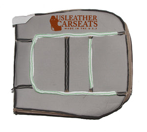 2001 F250 F350 Lariat Passenger Bottom Leather Perforated Vinyl Seat Cover TAN