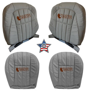2000 Fits  Jeep Grand Cherokee Limited Full Front Vinyl Seat Cover Gray
