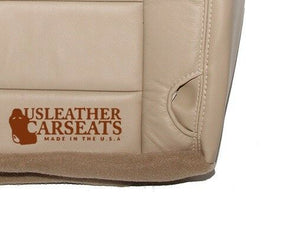 2008 2009 2010 Ford F250 F350 Leather - Driver Bottom Seat Cover - Camel TAN