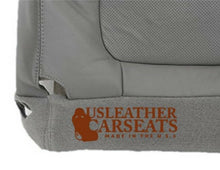Load image into Gallery viewer, 2001 Ford F250 F350 Lariat PERFORATED Driver Side Bottom LEATHER Seat Cover GRAY